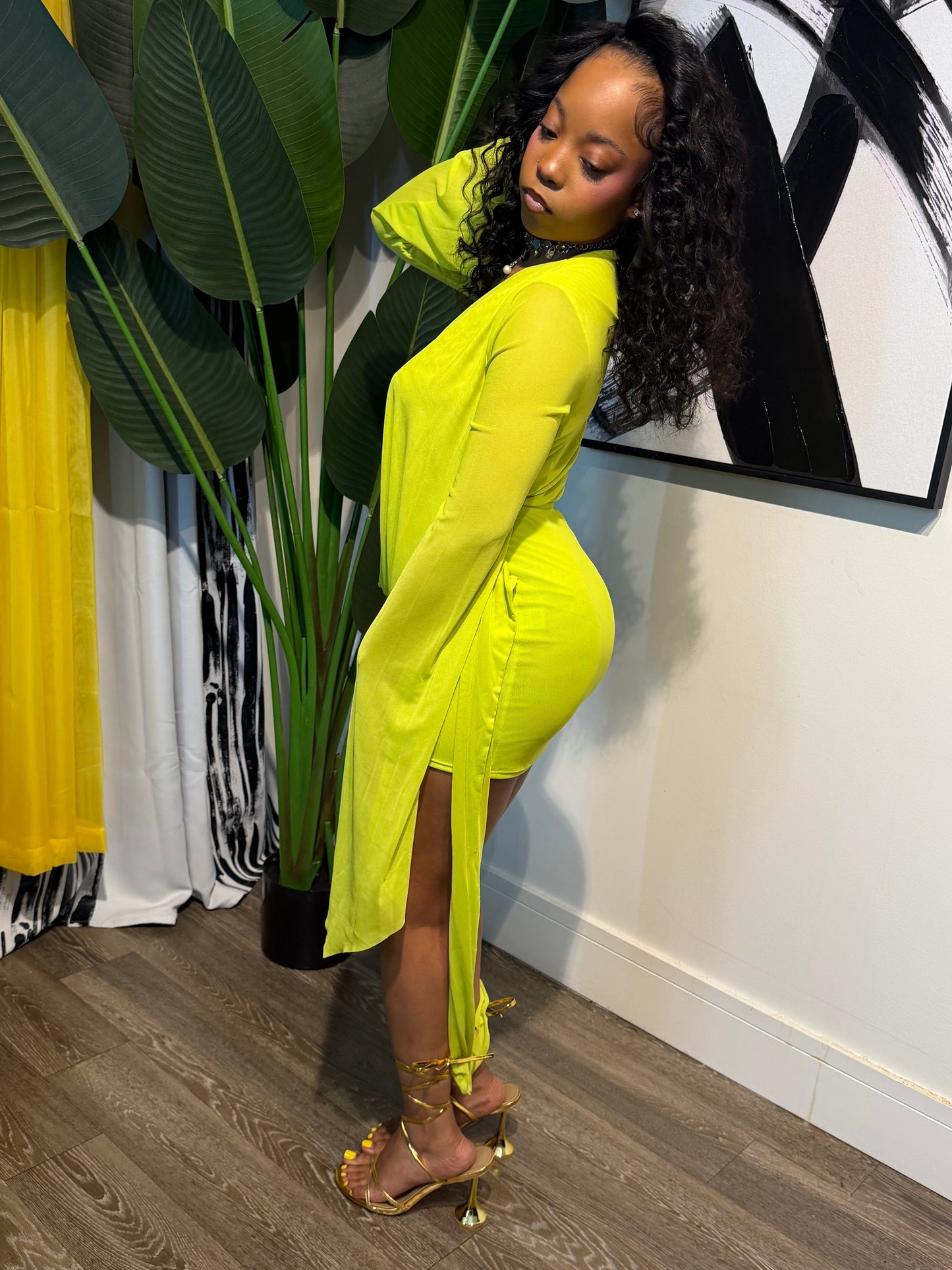 “Lime Light Dress”
