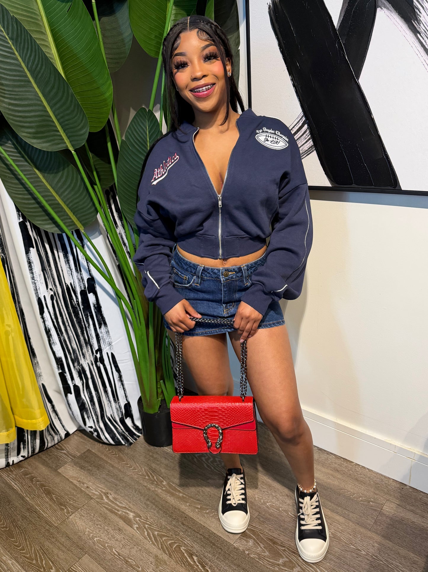 “Sporty Crop Jacket”